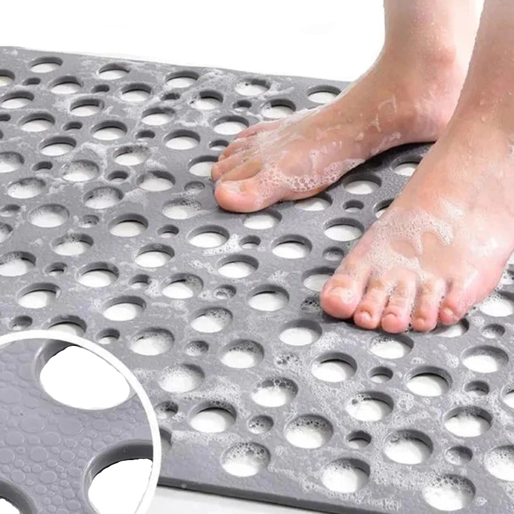 SAFESOAK MAT – Non-Slip Shower and Bath Mat with Suction Cups
