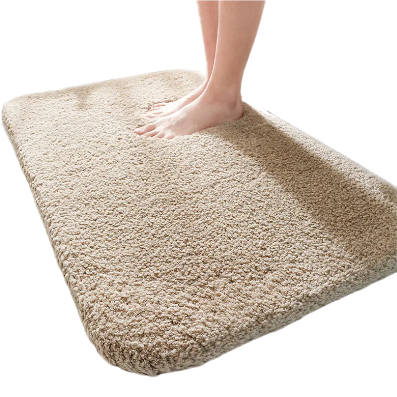 SOFTHAVEN – Plush Microfiber Bath Mat for Comfort & Safety