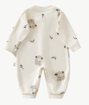 Bio - Baumwoll - Jumpsuit Damen – Atmungsaktiv, Hypoallergen und Umweltfreundlich für Empfindliche Haut - Mayfair ModaNeugeborenes
