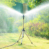 AQUASPIN – Adjustable Stainless Steel Rotating Sprinkler with Tripod