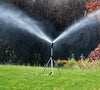 AQUASPIN – Adjustable Stainless Steel Rotating Sprinkler with Tripod
