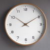 NORDICTIME CALM – Silent Wooden Wall Clock with Scandinavian Design