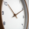 NORDICTIME CALM – Silent Wooden Wall Clock with Scandinavian Design