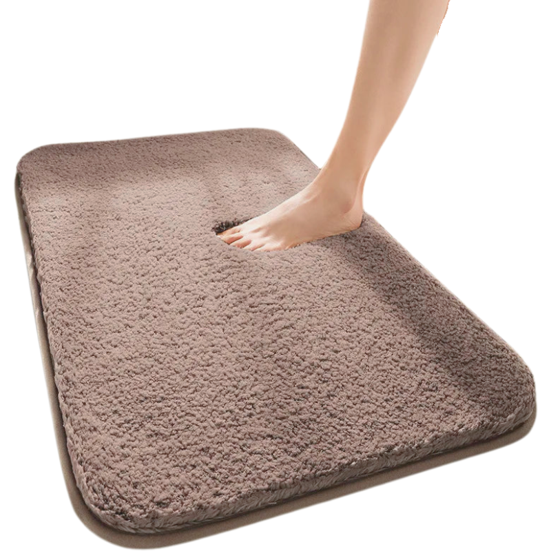 SOFTHAVEN – Plush Microfiber Bath Mat for Comfort & Safety