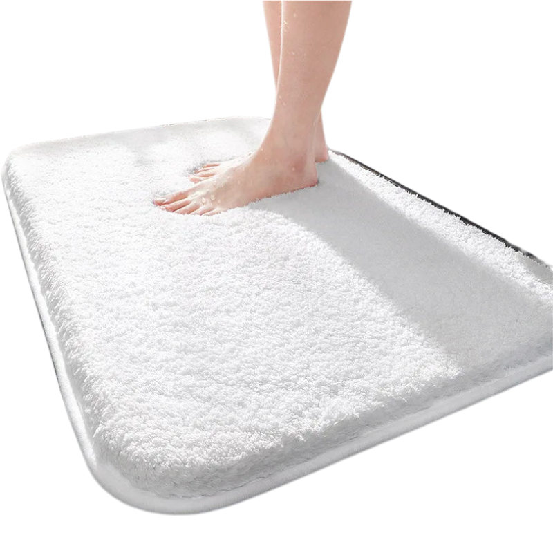 SOFTHAVEN – Plush Microfiber Bath Mat for Comfort & Safety