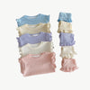 Bio - Baumwoll - Shorts - Set für Kinder mit Rüschen – Bequem & Umweltfreundlich - Mayfair ModaHellbeige3 - 6M